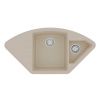 Кухонная мойка LeMark Irkana 980 9910044 100х50 цвет бежевый поверхность матовая