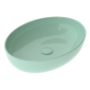Раковина керамическая GSG Ceramic Design Easy EALAVOV55024 60х40 накладная цвет зеленый без отверстий под смеситель