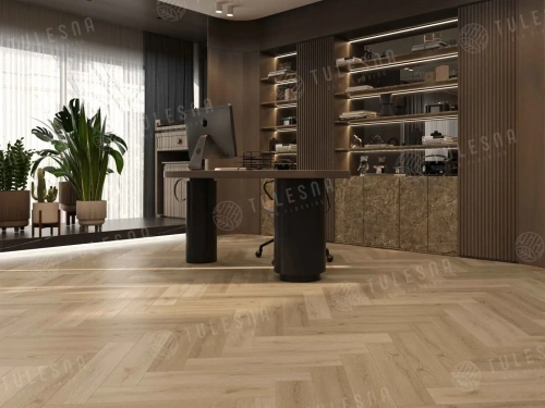 SPC ламинат Tulesna Art Parquet 1005-5 Caldo толщина 0.4 см 43 класс 600х125 - фото 3