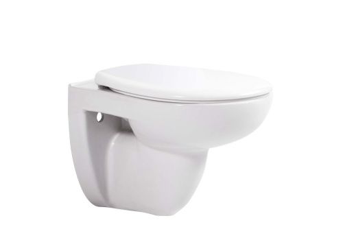 Унитаз подвесной Aquatek КАИР AQ1170-00 белый с сиденьем микролифт безободковый смыв торнадо - фото 3