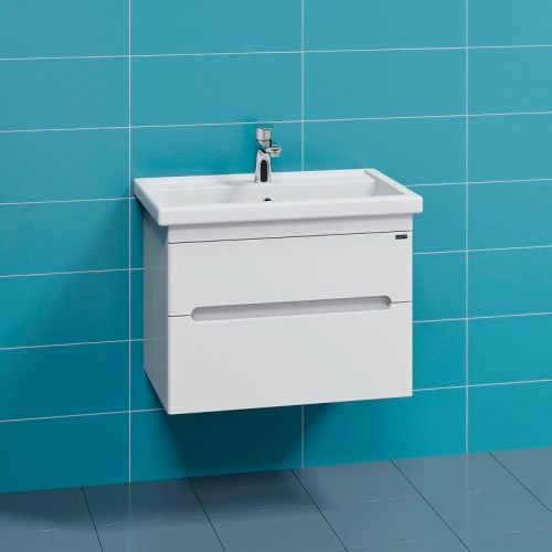 Тумба под раковину СанТа Лондон 224036 70х40 подвесная цвет белый - фото 3