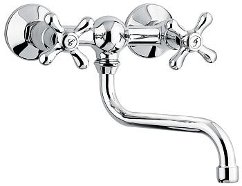 Смеситель для кухни Emmevi Deco Classic 12005S/CR настенный хром