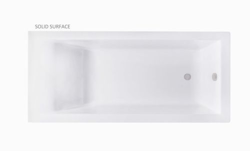Ванна из искусственного камня Astra-Form Нейт 01010056 180х80 пристенная прямоугольная с ножками - фото 4