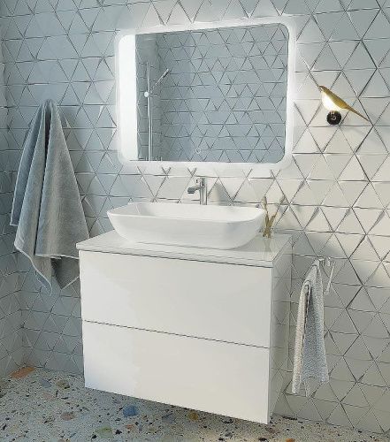 Зеркало с подсветкой 1MarKa Amour У98566 80х60 подвесное - фото 2