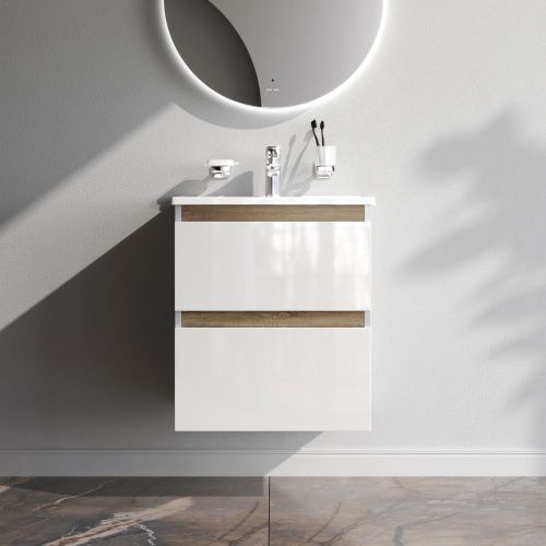 Тумба под раковину Am.Pm X-Joy M85AFHX0552WG 50х40 подвесная цвет белый