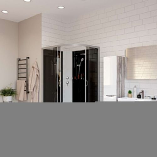 Душевая кабина Niagara Classic 25101434LBK 120х80 асимметричная без крыши ориентация левая - фото 3