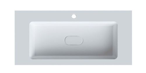 Раковина из искусственного камня Taliente 4627173210447 100х50 накладная цвет белый - фото 3