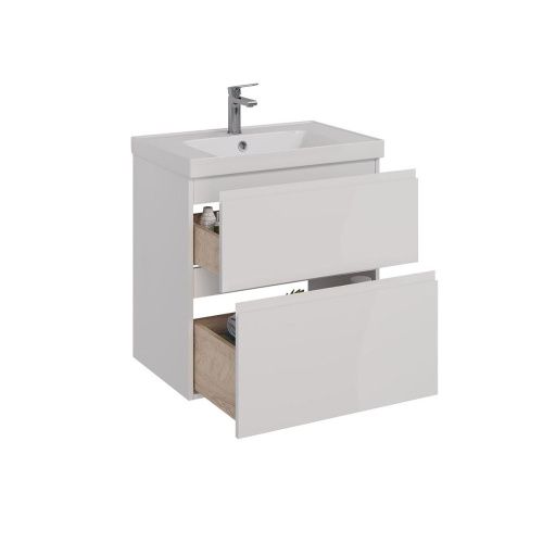 Тумба под раковину LeMark Veon LM01V70T 70х40 напольная цвет белый - фото 2