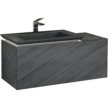 Тумба под раковину Jorno INCLINE Inc.01.90/P/Bet/JR 50х50 подвесная цвет серый