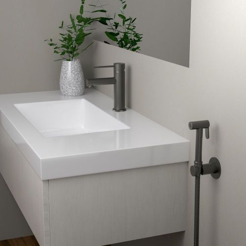 Смеситель Timo Saona 2360/18G на раковину черный - фото 2