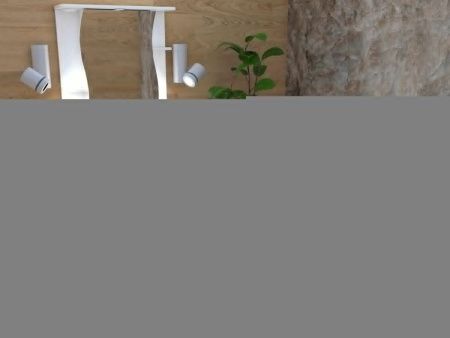 Тумба под раковину Stella Polar Волна SP-00000052 60х30 напольная цвет белый