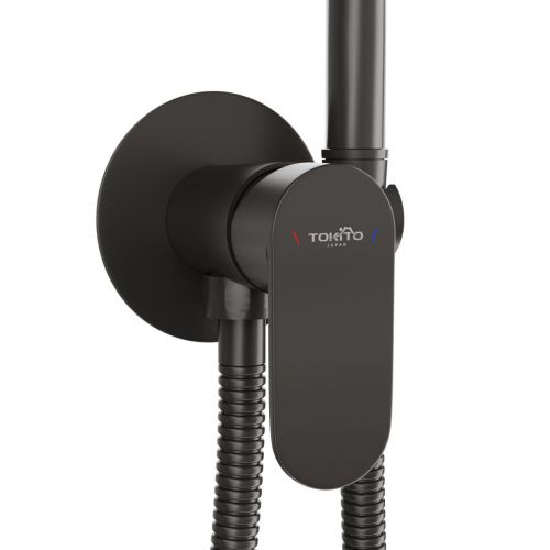 Гигиенический душ со смесителем Tokito FURO TOK-FUR-1016GM вороненая сталь - фото 3