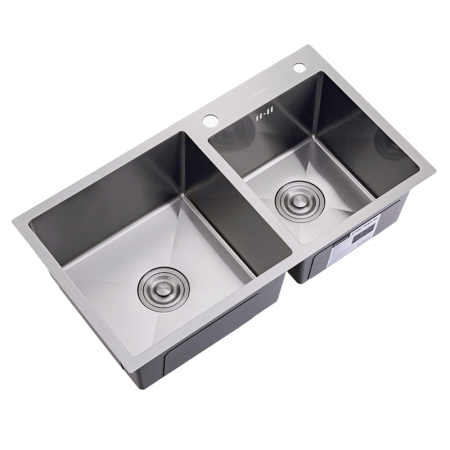 Кухонная мойка Splenka S706.7843.05 80х45 цвет серый поверхность матовая