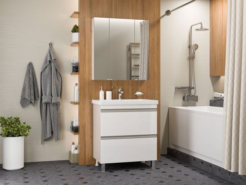 Тумба под раковину Misty Ингрид П-Инг-01075-012Я 70х50 напольная цвет белый - фото 5