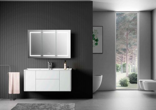 Зеркало-шкаф Aquatek AQ7124-MLC 120х70 подвесной - фото 5