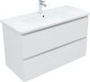 Тумба под раковину Aquanet Эмбер 00330469 100х40 подвесная цвет белый