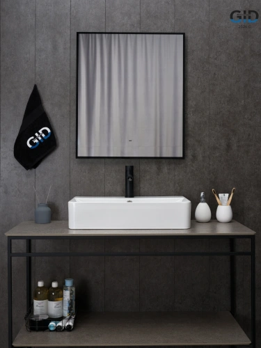 Раковина керамическая Gid Geométrico 51226 60х40 накладная цвет белый 1 отверстие под смеситель - фото 4