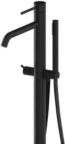 Смеситель для ванны и душа Paffoni Light LIG032NO напольный черный - фото 2