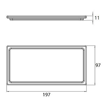 Полка для рейлинга Emco Liaison 1866 000 03