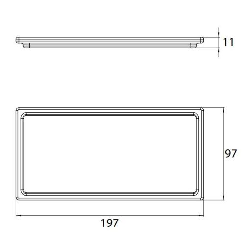 Полка для рейлинга Emco Liaison 1866 000 03