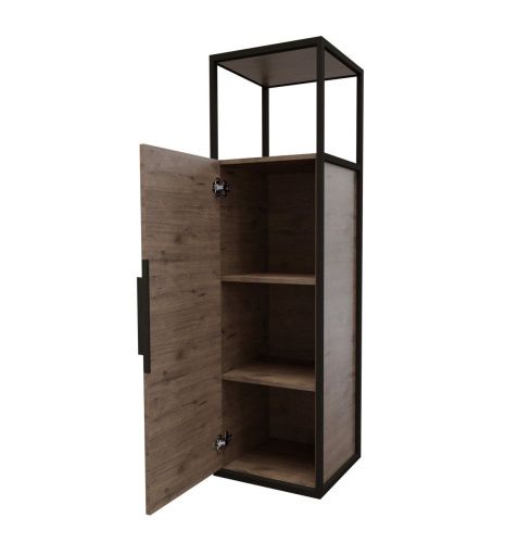 Шкаф-пенал Grossman Лофт 304001 40х140 подвесной цвет коричневый - фото 4