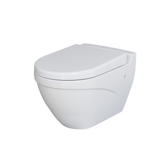 Унитаз подвесной Ambassador Nord 133T20001-132T20001 белый с сиденьем микролифт