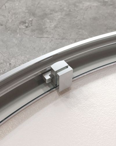 Душевой уголок Cezares MOLVENO MOLVENO-R-1-90-C-Cr-IV 90х90 стекло прозрачное профиль хром без поддона - фото 4