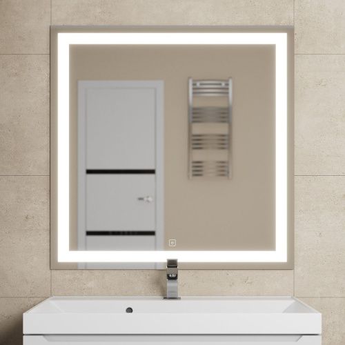 Зеркало с подсветкой и антизапотевателем Uperwood Tanos 291020222 80х80 подвесное - фото 5