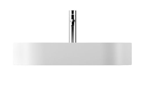 Раковина керамическая Alice Hide 31120101 70х40 накладная цвет белый без отверстий под смеситель - фото 2