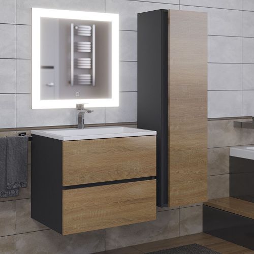 Тумба с раковиной Uperwood Barsa 293020535 100х50 цвет коричневый - фото 2