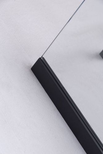 Душевой уголок Niagara Nova 68340811BLACK 100х100 стекло прозрачное профиль черный без поддона - фото 4