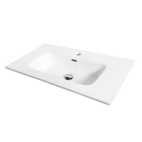 Тумба с раковиной Comforty Бордо 00-00019288CF 90х50 подвесная цвет коричневый - фото 3