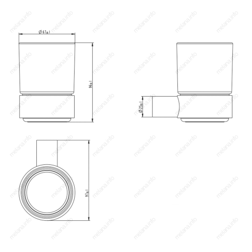 Стакан Melana 865010 - фото 2
