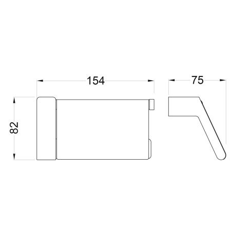 Бумагодержатель Timo Torne 43042/00