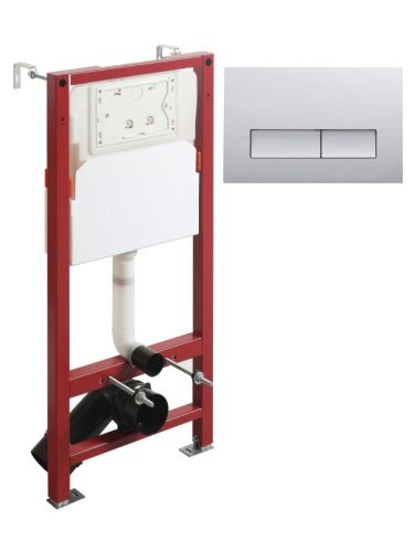 Инсталляция для унитаза с клавишей смыва Agger ACC500+APB0200 - фото 2