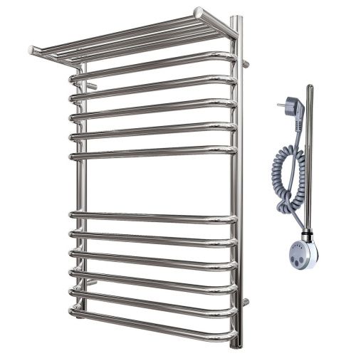 Полотенцесушитель электрический Point Нептун PN09158SPE 55х80 хром - фото 4