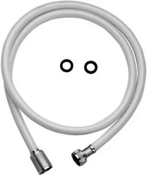 Душевой шланг Paffoni ZFLO030CL белый/хром