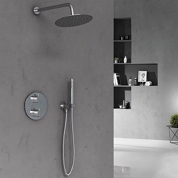 Душевая система Vincea VSFW-101TCH встраиваемая в стену цвет хром с термостатом
