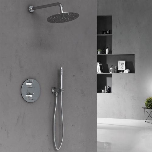 Душевая система Vincea VSFW-101TCH встраиваемая в стену цвет хром с термостатом