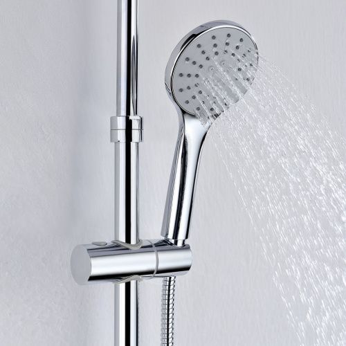 Душевая стойка Wasserkraft A066 настенная цвет хром - фото 3