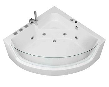 Ванна акриловая Grossman GR-15000-1 150х150 угловая четверть круга с ножками