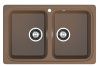 Кухонная мойка Granfest Standart S-780K терракот 80х50 цвет коричневый поверхность матовая