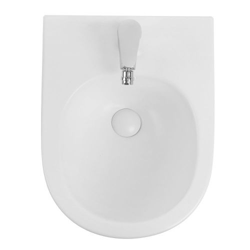 Биде подвесное Abber Bequem AC1151MW цвет белый - фото 3