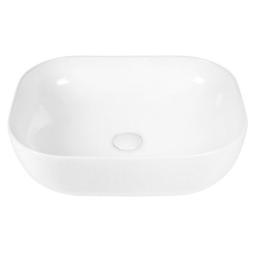 Раковина из сантехнического фарфора Bond Cube S61-500 50х40 накладная цвет белый без отверстий под смеситель - фото 2