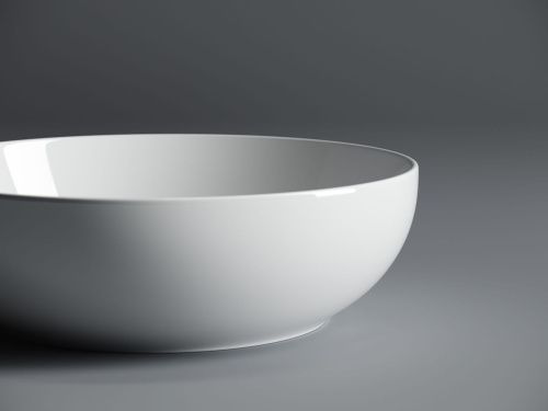 Раковина из сантехнического фарфора Ceramica Nova ELEMENT CN6020 40х40 накладная цвет белый без отверстий под смеситель - фото 2