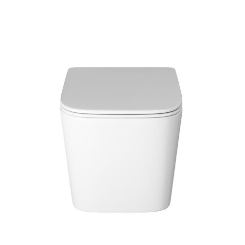 Унитаз подвесной Grossman Торнадо GR-4404MSQ белый с сиденьем микролифт безободковый смыв торнадо - фото 2