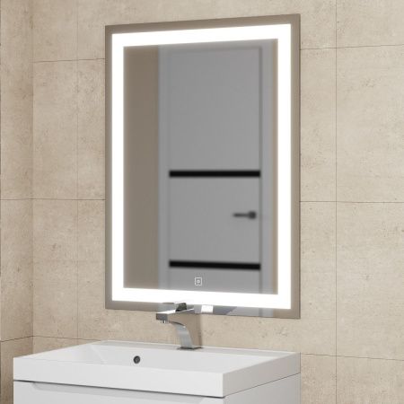 Зеркало с подсветкой и антизапотевателем Uperwood Tanos 291020220 60х80 подвесное