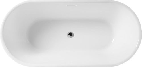 Ванна акриловая BelBagno BB405-1700-800 170х80 отдельностоящая овальная с ножками - фото 2