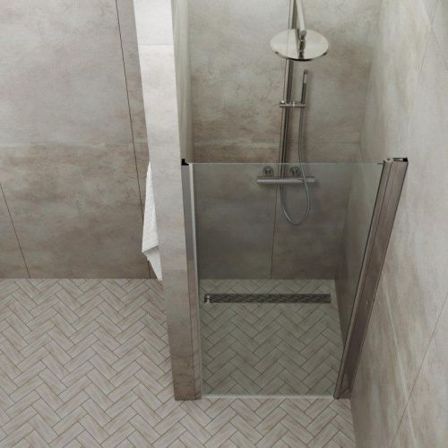 Душевая дверь Тритон Уно Щ0000036858 90х185 стекло прозрачное профиль хром - фото 5