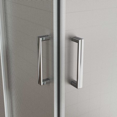 Душевой уголок Vincea City VSS-5CT9010MT 100х90 стекло текстурное профиль хром без поддона